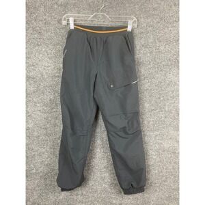 Quechua Hiking Pants Kids‎ 8-9 Years Black Elastic Waist Cargo Pocket